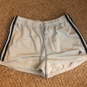 NWOT light gray workout adidas shorts